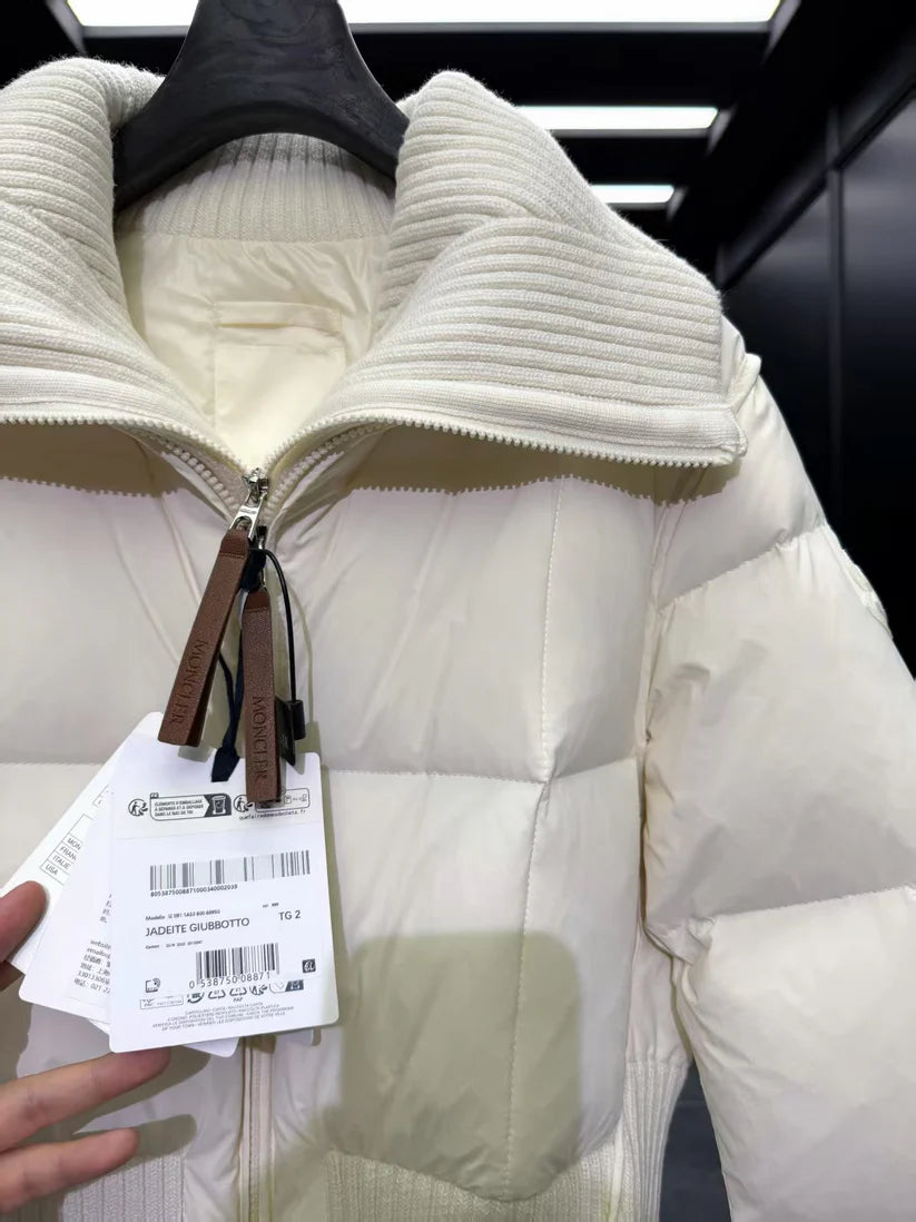 MONCLER White Down Jacket