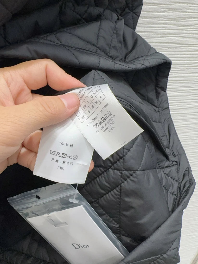 Cha 25fw v-neck belted dress jacket