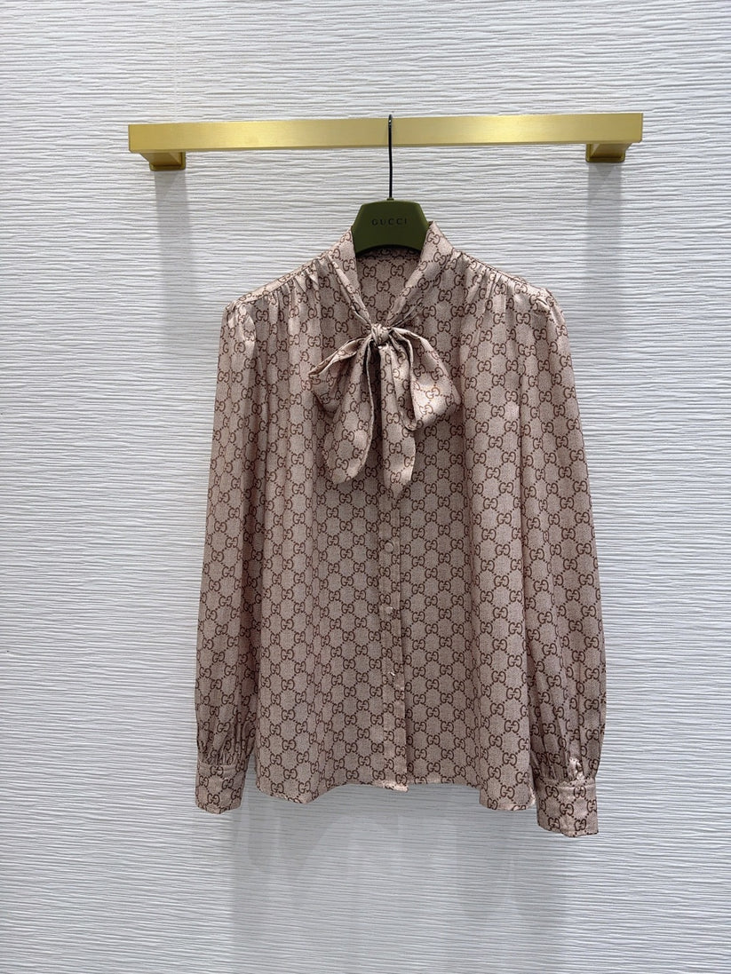 Gc 25fw new silky fabric shirt