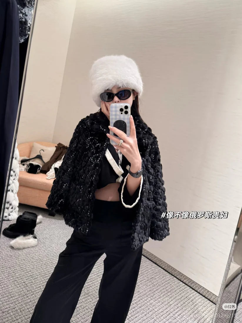 Cha**25N new ski season deer sweater