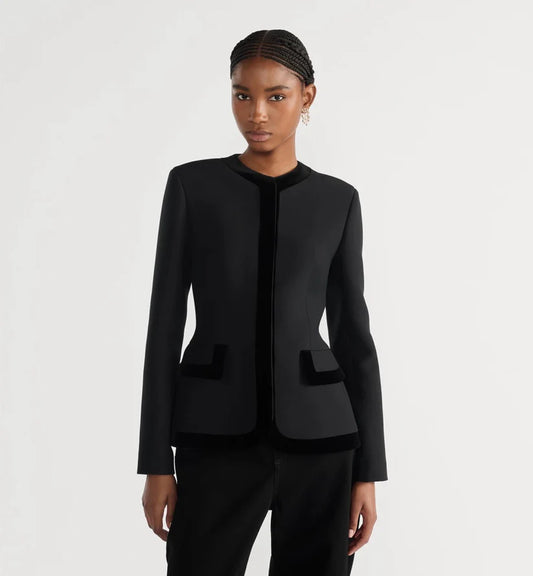 Cd 25fw simple and elegant suit jacket